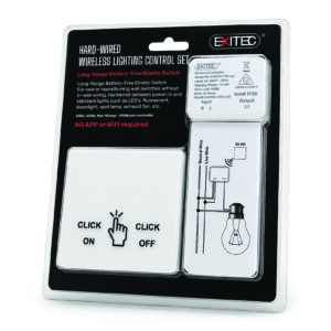 Exitec EX820 Hard Wired Wireless Lighting Control Set
