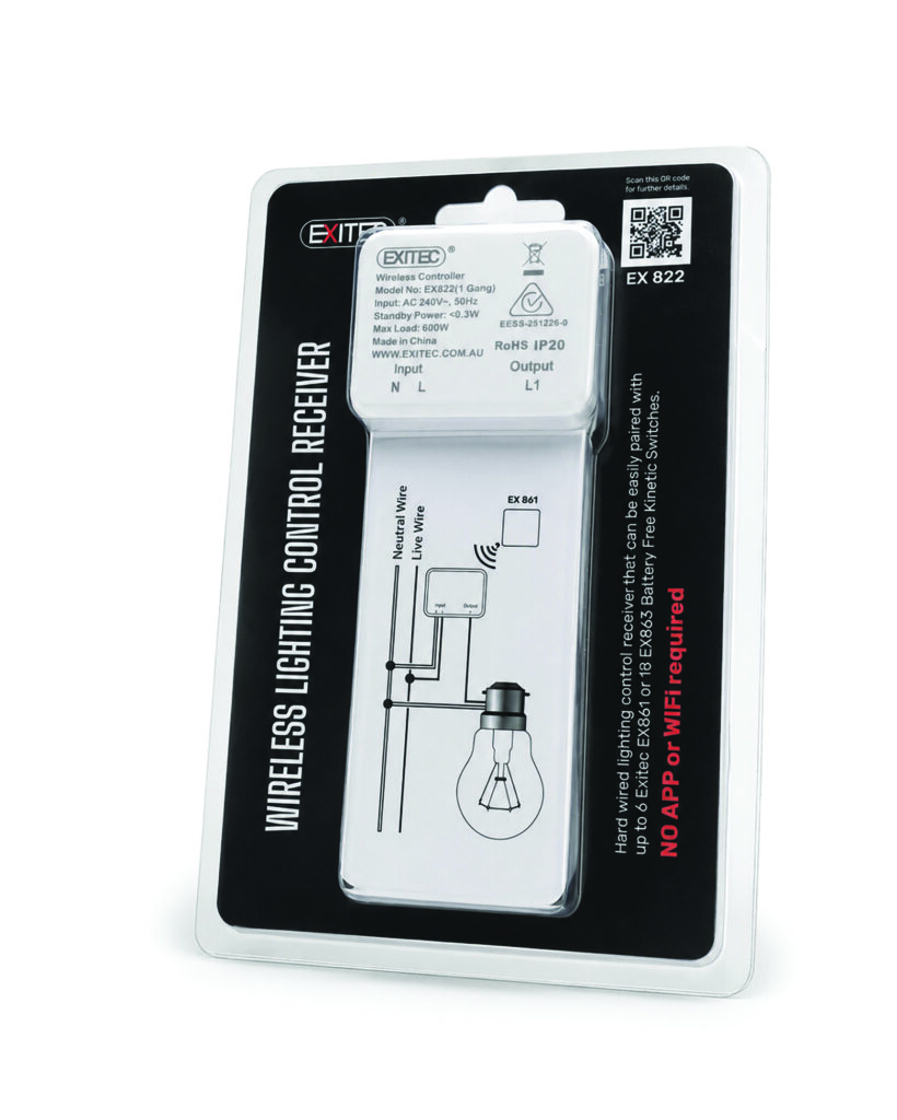 Exitec EX822 Hard-Wired Wireless Receiver