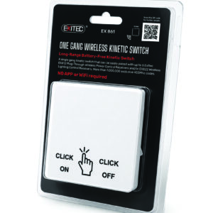 Exitec EX861 One-Gang Wireless Kinetic Switch