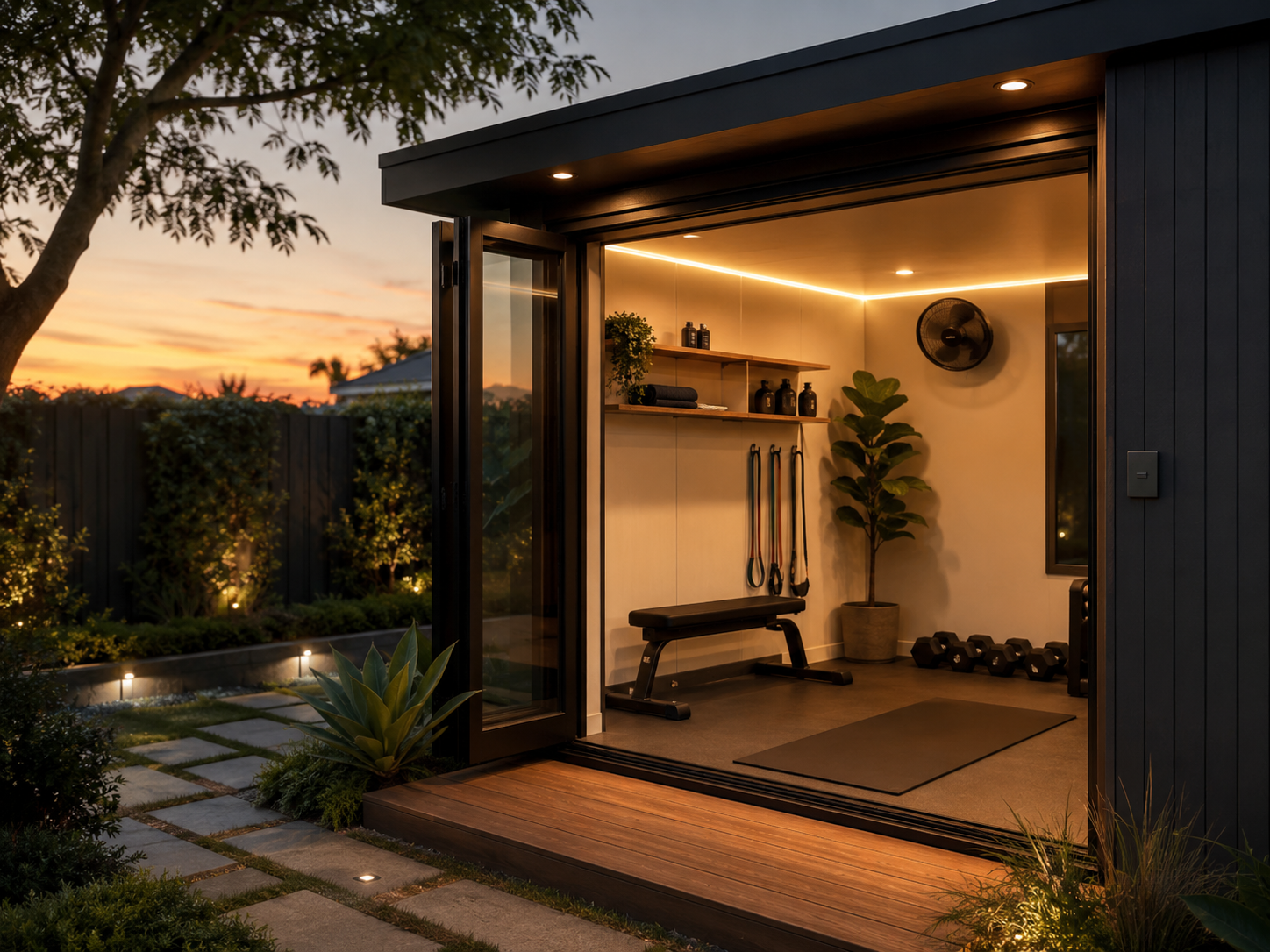 Utility and workshop space using wireless control